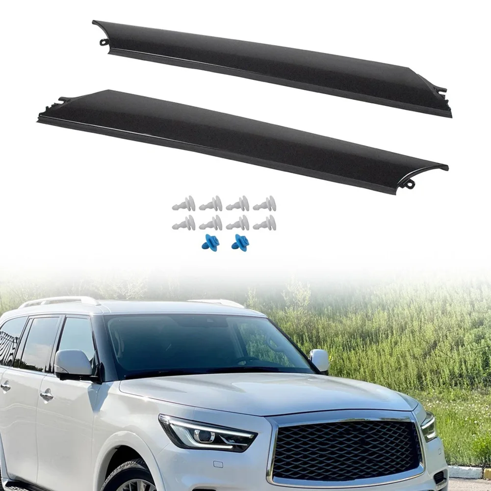 Фото 1 пара накладок на передние стойки (A-стойки) для Nissan Armada 76836-1LA0A 76837-1LA0A, для Infiniti QX56 №4
