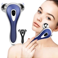 3d roller massager 360 rotate thin face full body shape massager lifting wrinkle remover facial massage relaxation beauty tools