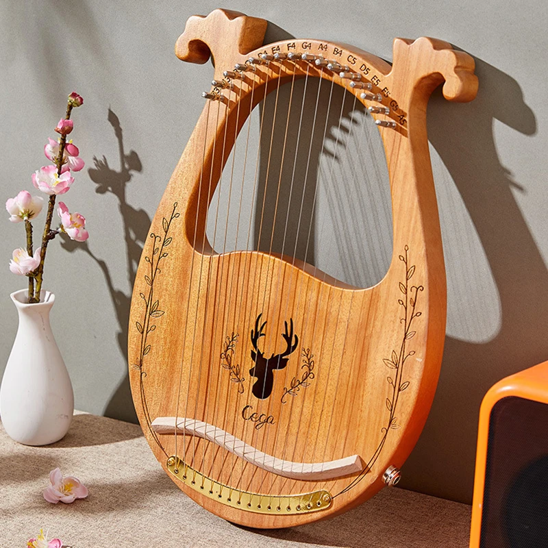 16 Strings Special Folk Lira  Professional Miniature Chinese Traditional Lyre Harp Acoustic Classical Liere Musical Instruments enlarge