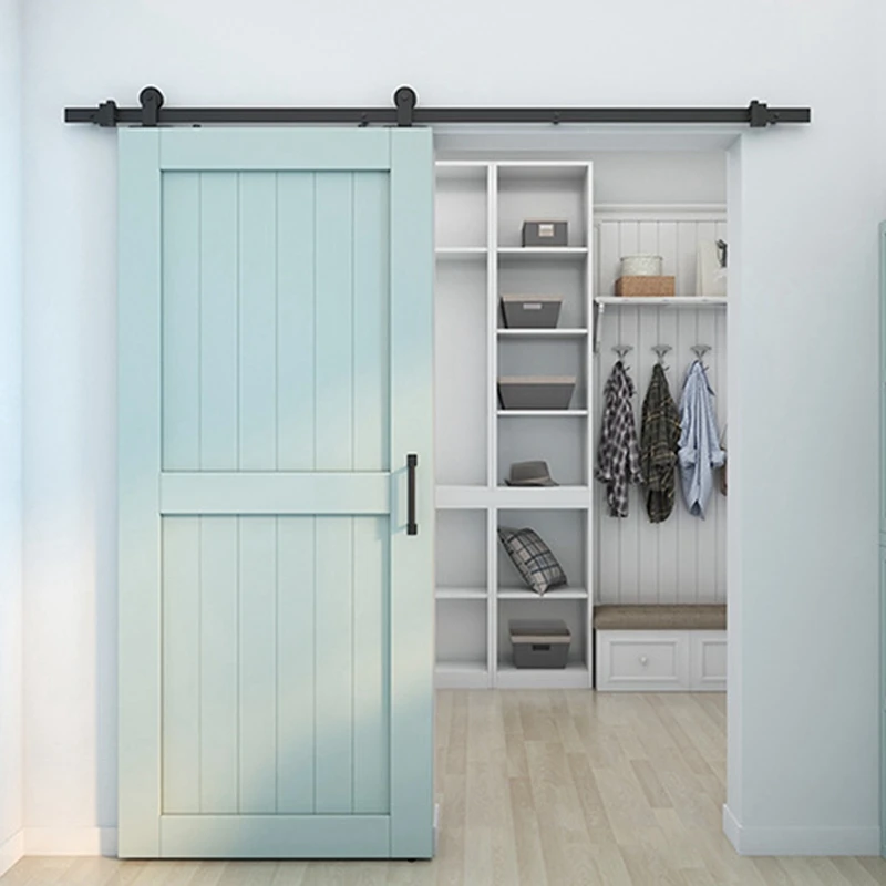 Акция! Подвесная направляющая для двери сарая колесо переключения фурнитура