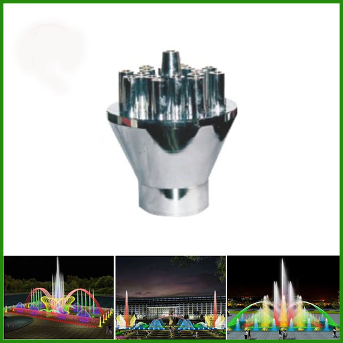 Supply stainless steel collecting straight up fountain nozzle, nozzle center straight up fountain landscape equipment