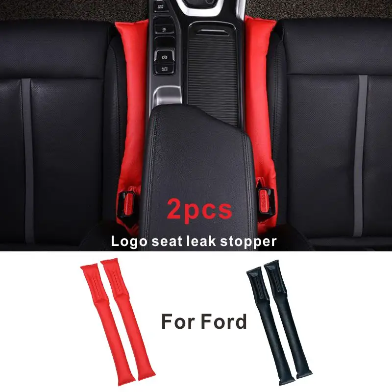 

2pcs of car logo seat leak-proof clip seam plug car interior seat card gap plug pad decoration supplies For Ford new sharp edge