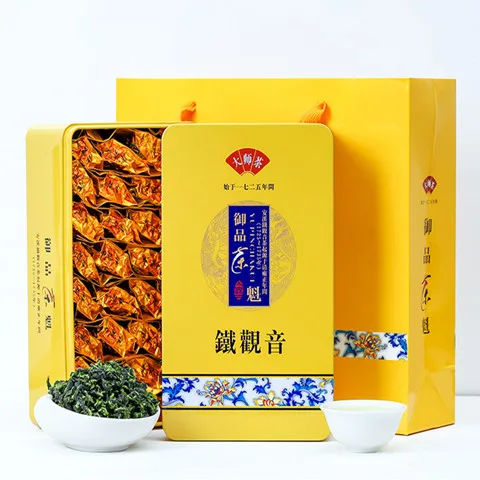 

2022Chinese Anxi Tiekuanyin Fresh Green Oolong Weight loss BeautyPrevent Atherosclerosis Cancer Prevention Food 250g