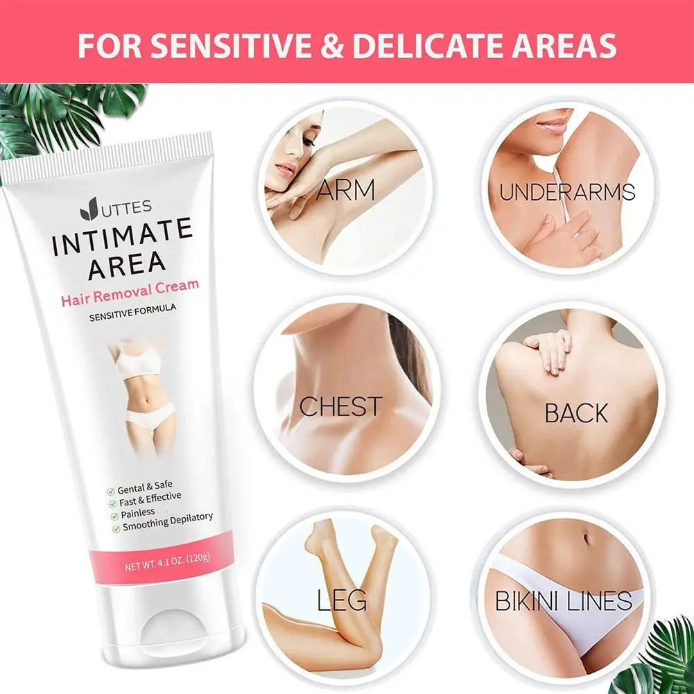 

Painless Hair Remover Ladies Epilator Cream Skin Care Lip Underarm Private Bikini Body Beauty Face Depilation Hair Removal