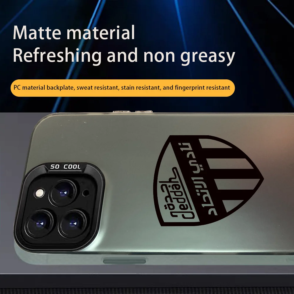 Чехол для телефона A-A-Al-Ittihad J-Jeddah IPhone 16 Pro Max 15 14 13 12 XS Plus 11 модный матовый