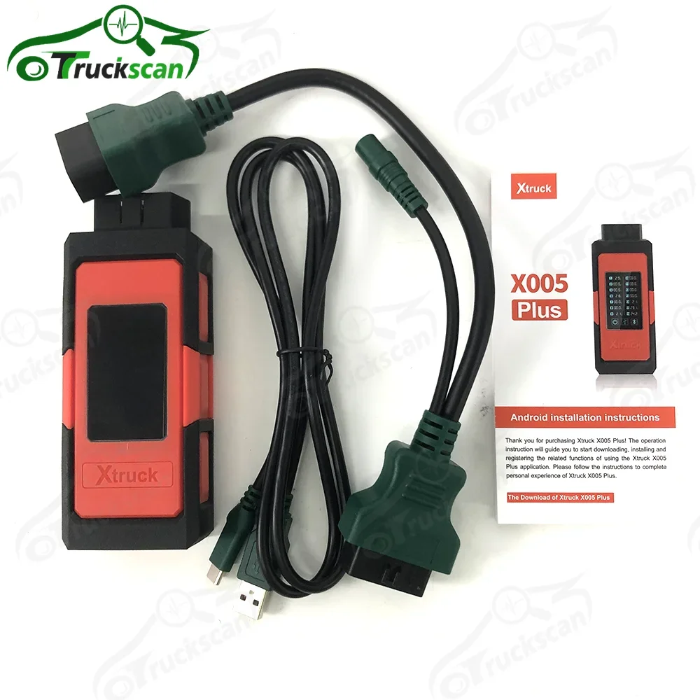 Инструмент для диагностики тяжелых грузовиков Xtruck x005 plus с функцией быстрого
