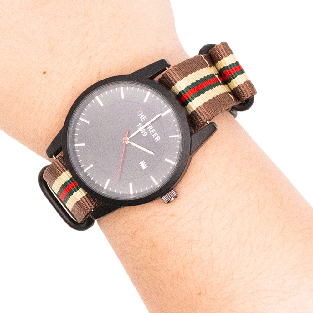 Nato ZULU Nylon Watch Strap lastest style fashion Khaki Watch Bands for rolex/seiko/tudor/citizen Watch 22mm 24mm enlarge