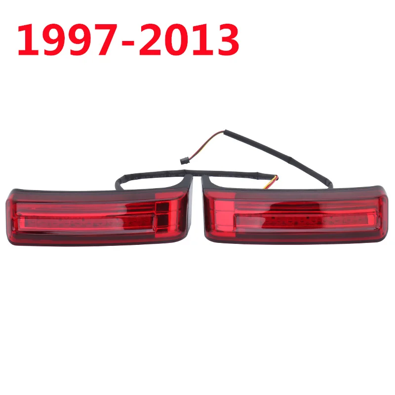 

Светодиодная седельная сумка для мотоцикла, указатель поворота, индикатор тормоза для Harley Touring Street Glide Road King Limited CVO 97-22