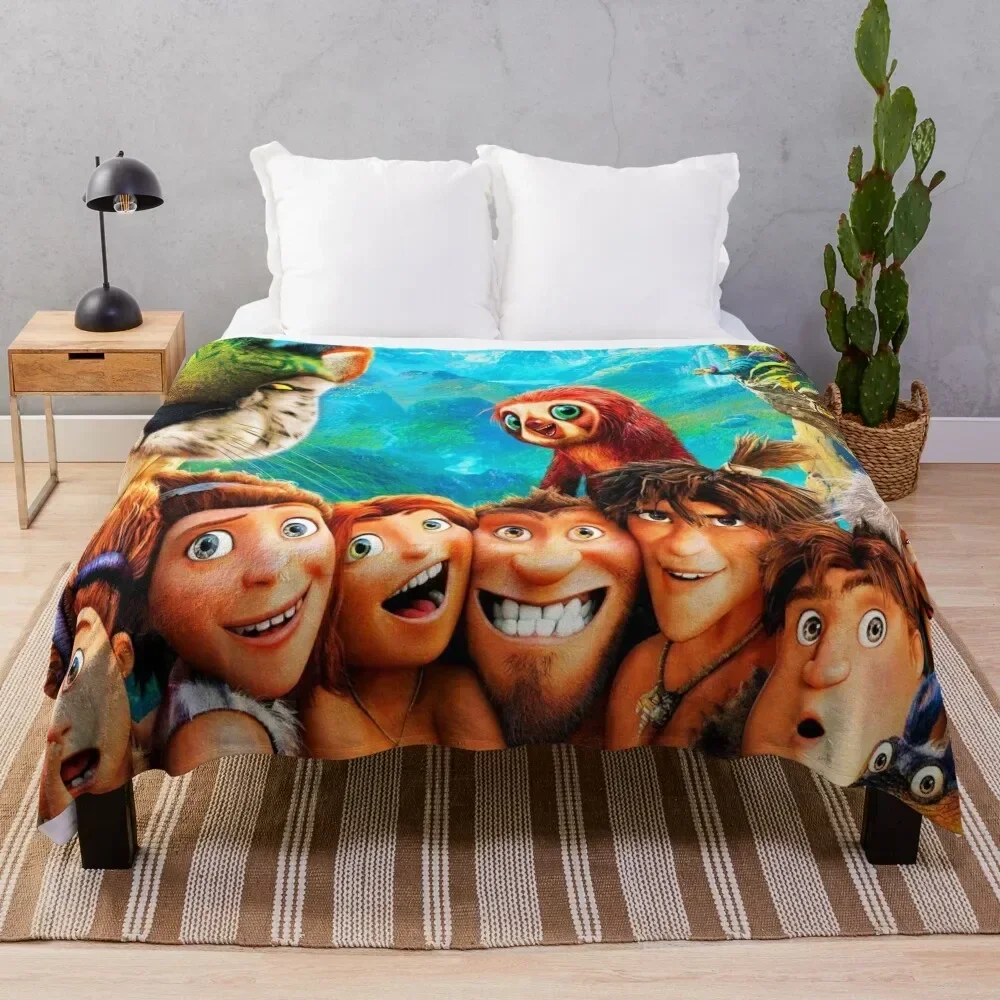 Подарок Croods для детей мультфильмы гигантские одеяла 3-12 лет и взрослых постельное