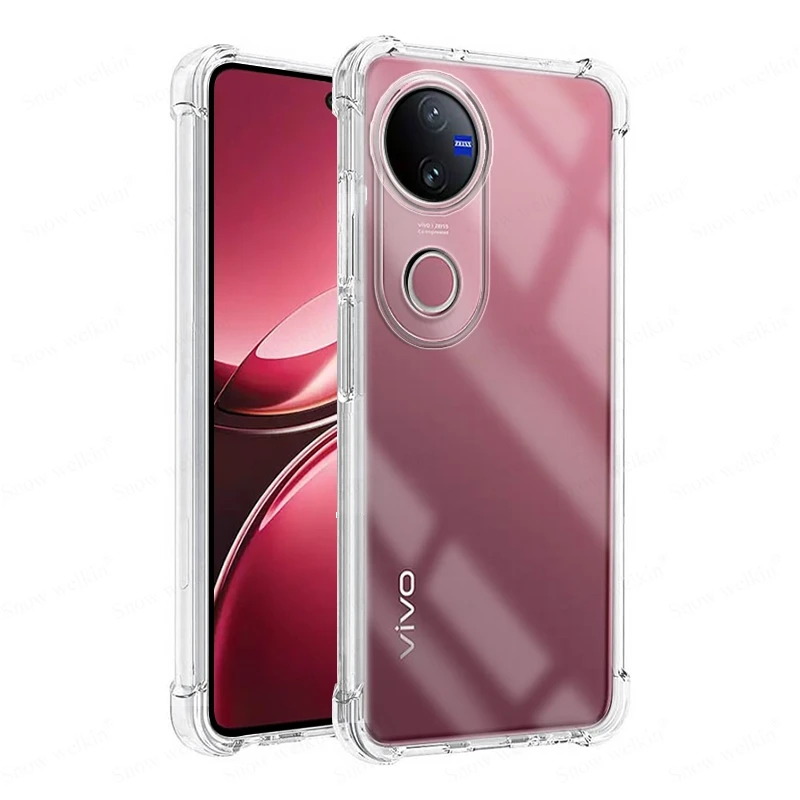 Для Vivo V50 противоударная подушка безопасности полная защита мягкий чехол из ТПУ