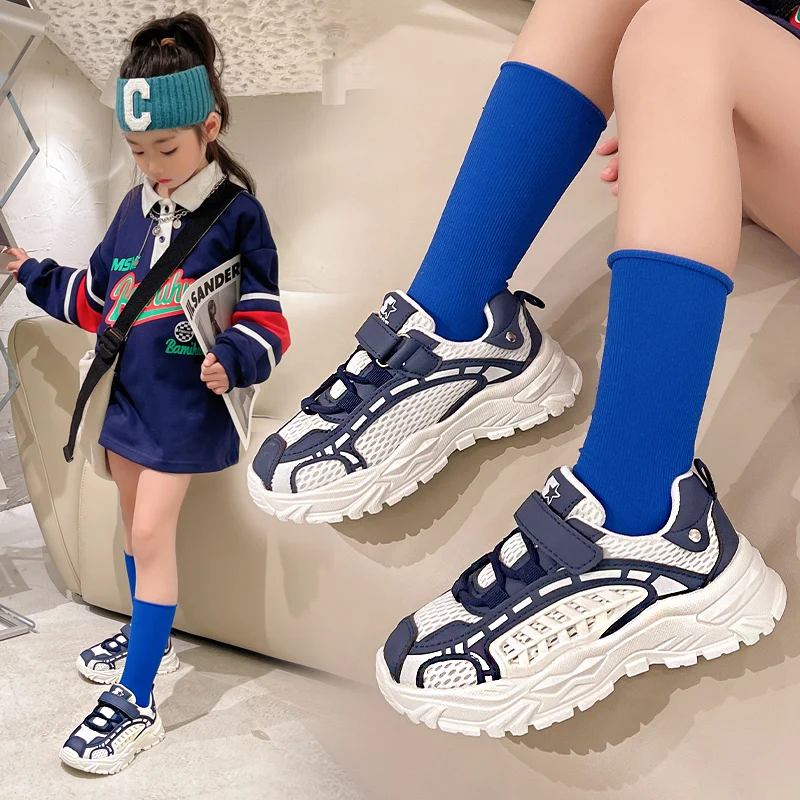 

New Kids Casual Sports Shoes Comfortable Soft Spring School Tenis Sneakers Boys Girls Outdoor Walking Footwear Baby Light Shoes