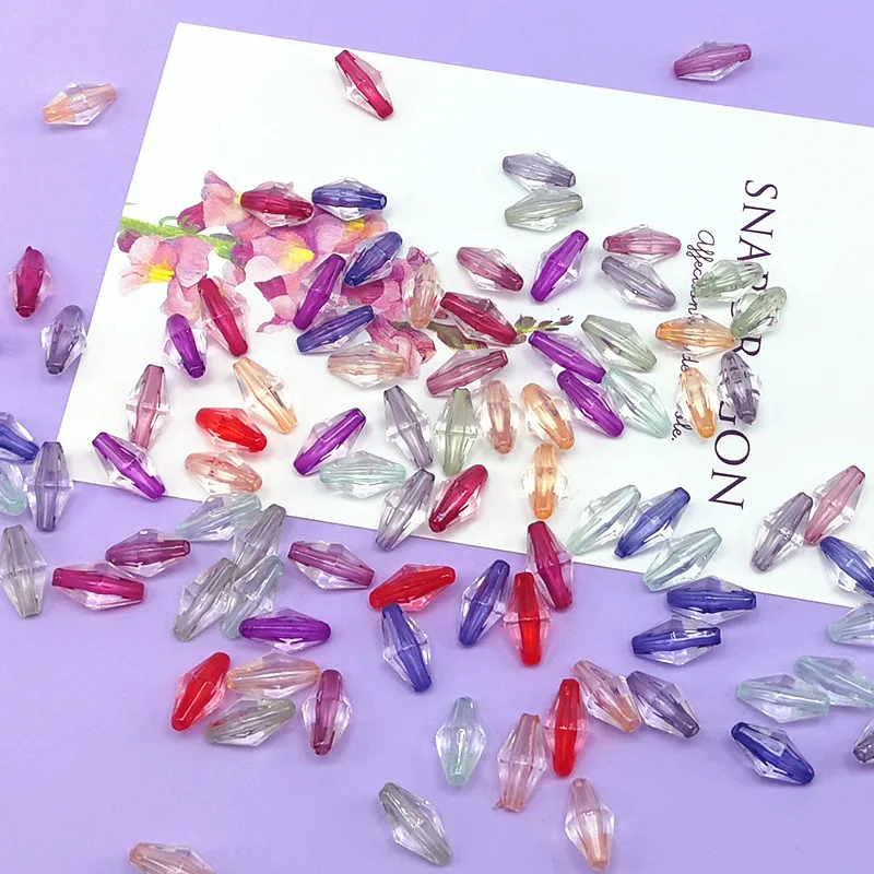 

Jewelry Making Supplies Transparent Acrylic Diamond Beads DIY Waist Chain Bracelet Material Beads Accessories Abalorios