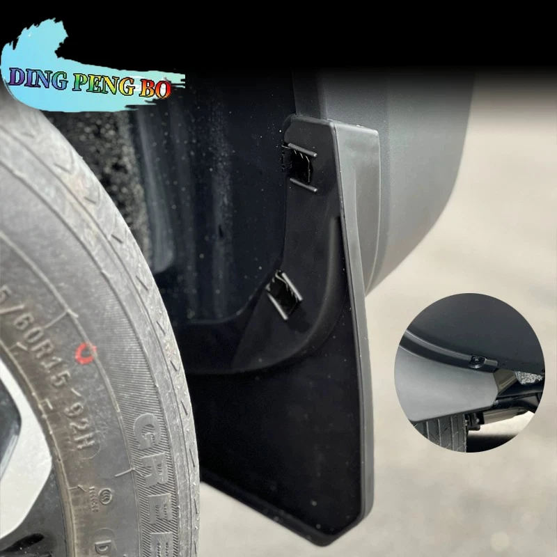 Фото Брызговики для Chevrolet Spark EUV и Baojun Yep Plus: передние и задние защитные щитки от грязи, аксессуары для крыльев автомобиля №1