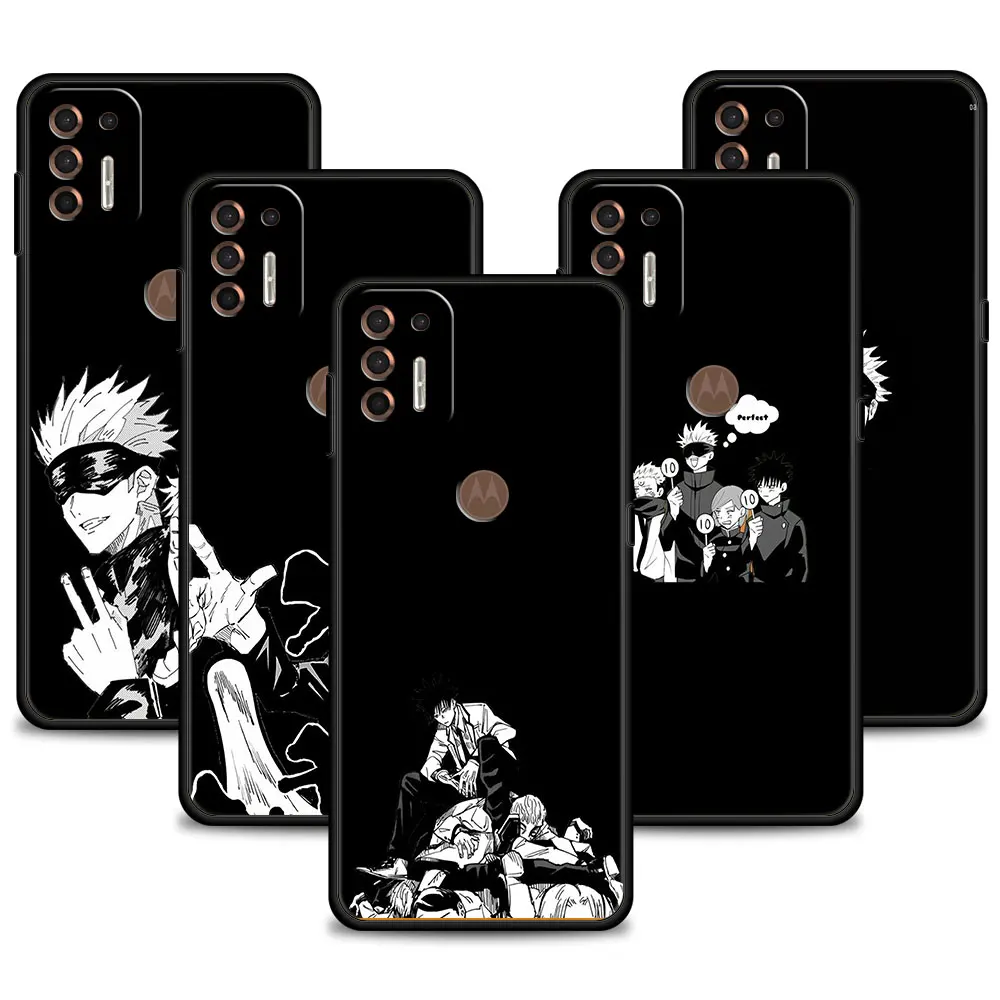 

Jujutsu Kaisen Celulares Fundas For Motorola G60 G8 Power Lite Plus G22 G71 G30 G9 Play One Fusion G31 G60S G200 5G Bag Full