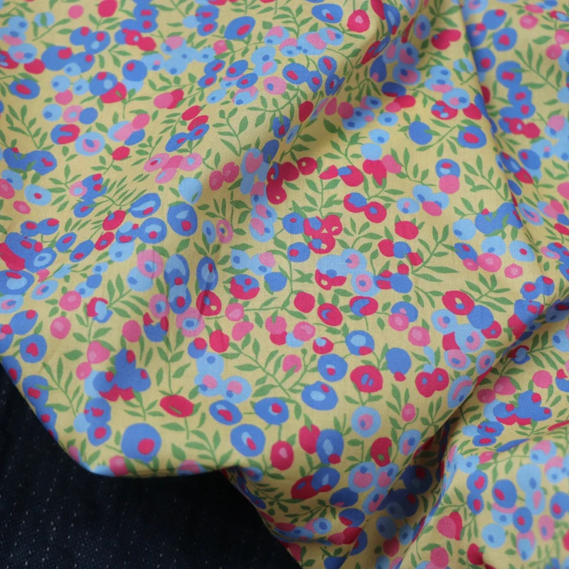 

Wiltshire New Floral 100% Cotton 80S Like Liberty Fabric Digital Printing For Sewing Cloth Dresses Skirt Kids Designer Fabrics