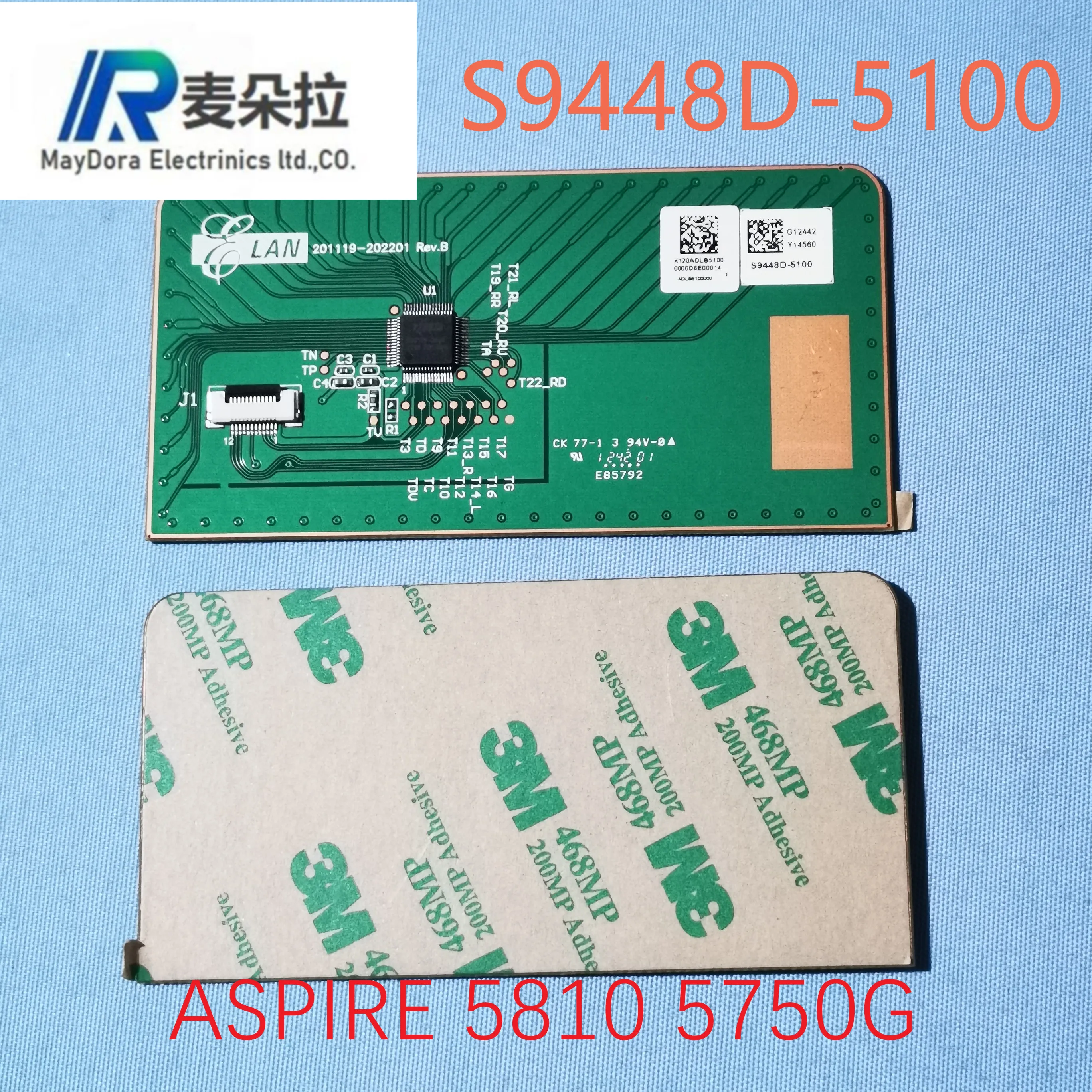 

Laptop touchpad for ACER ASPIRE Series laptop touchpad ELAN S9448D-5100 K120ADLB5100