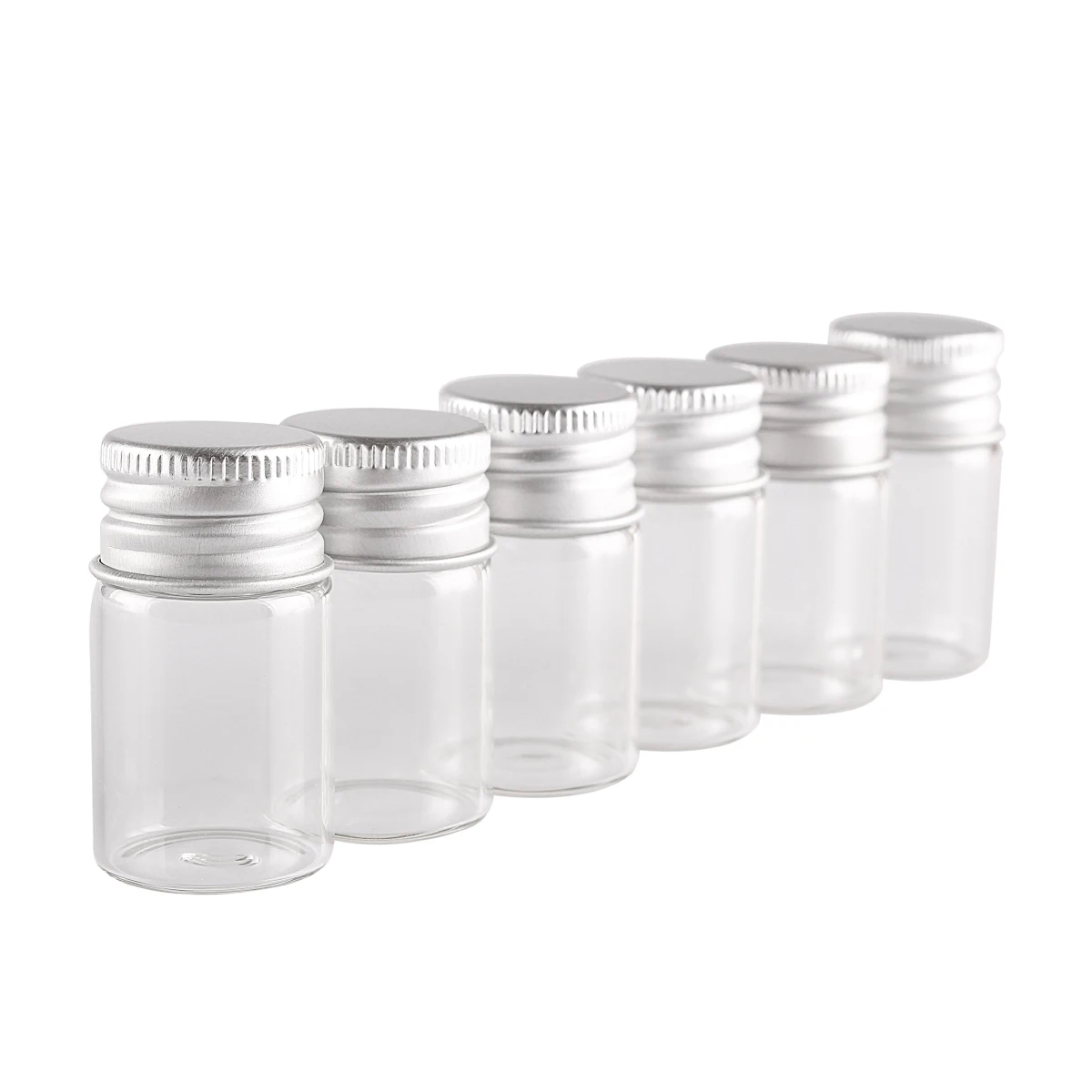 Прозрачная стеклянная мини-бутылка для образцов, 8 мл, 22x40 мм