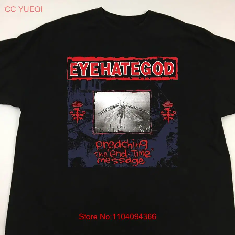 Turn Troubled Tables — хлопковая рубашка Eyehategod с короткими рукавами черная E875