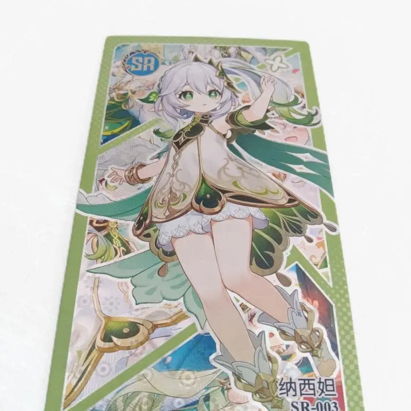 Vitality card Goddess Story SSR Ningguang Furina Yoimiya Nahida Venti Fischl boy Коллекция игрушек Подарки на день