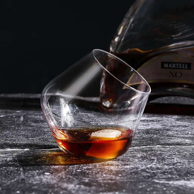 Качалка для виски пива с кристаллами бокалы вина стакан ликера коньяк Martell бокал