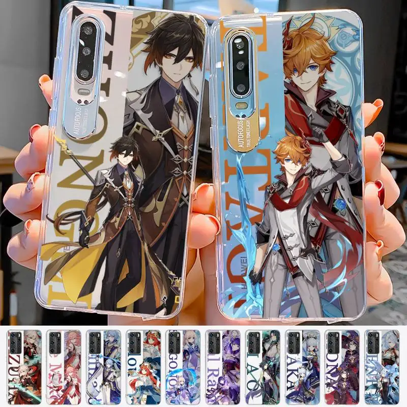 

Anime Genshin Impact Zhongli Tartaglia Phone Case for Samsung S20 ULTRA S30 for Redmi 8 for Xiaomi Note10 for Huawei Y6 Y5 cover