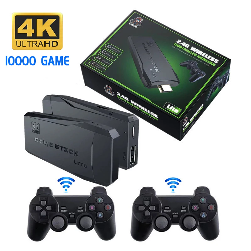 

Игровой джойстик M8 4K HD, для ретро-консолей, 2,4G, беспроводной, 3D