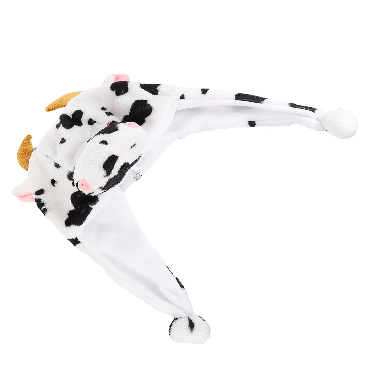 

Мягкая шапка в виде животных для девушек, пушистые шапки, женские забавные плюшевые шапки в виде кролика, Aldult Cow