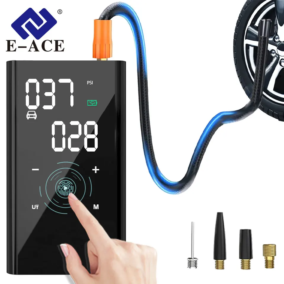 E-ACE воздушный насос 150PSI портативный автомобильный насос для ...