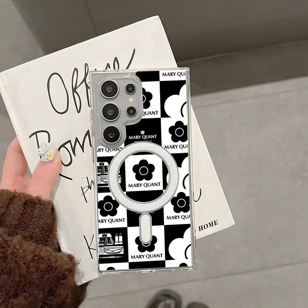 Модный чехол для телефона Mary Design Quants роскошный магнитный Magsafe Samsung S24 S23 S22 S21 Note10 Ultra