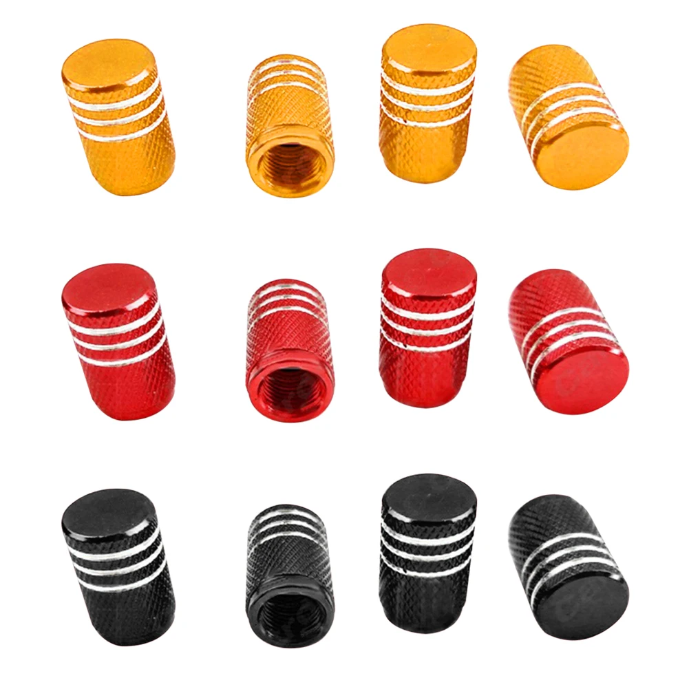 

4pcs Bike Anti-Dust Air Tyres Nozzle Cover Wheels Spare Parts Moto Bicycle Car Universal Valve Caps Bicycle Accessories