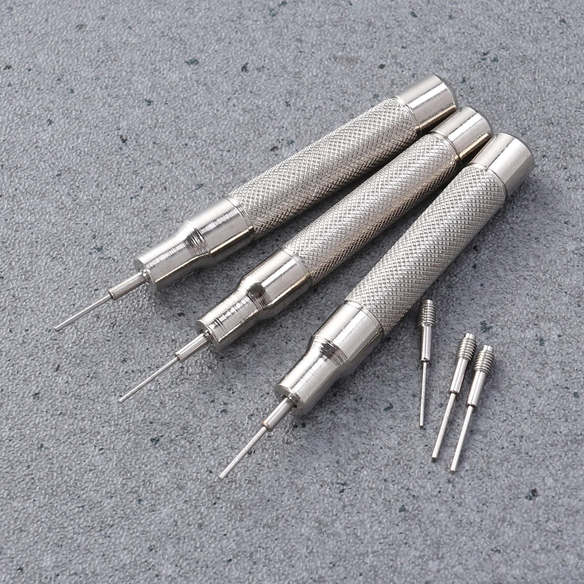 

Spring Tool Big Punch Hand Plug Tap Steel Punching Needle Disassembly Mini Strap Watch Repair Kit Set