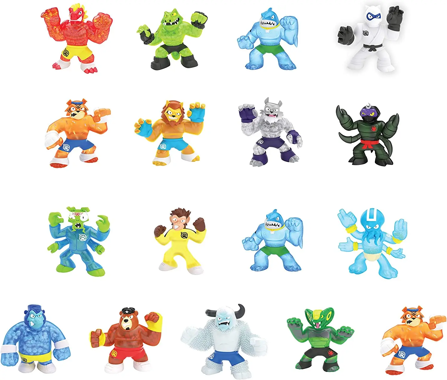 Original Heroes of Goo Jitzu Goo Shifters Action Figures Hero Pack Super Squishy Goo Filled Toy GALAXY ATTACK Goojitzu Minis images - 6