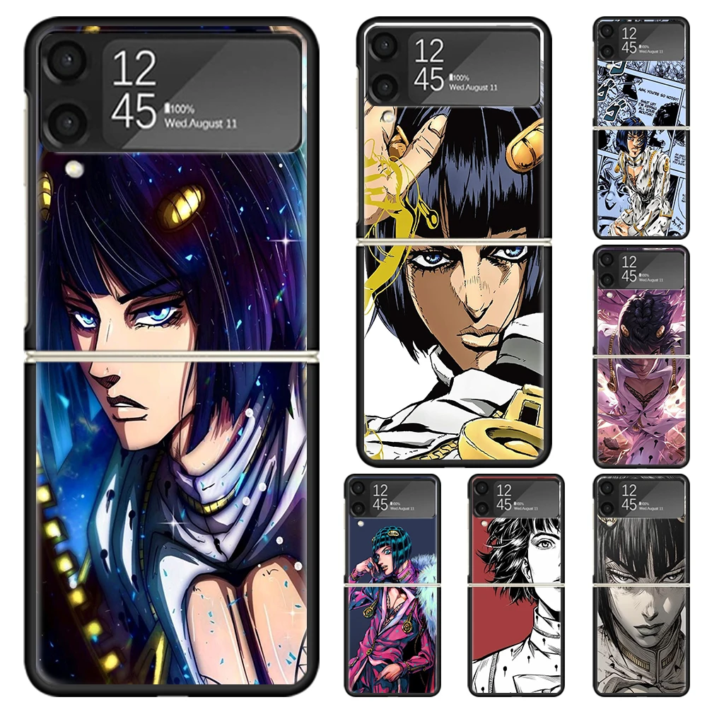 Жесткий чехол для телефона JoJo Adventure Bruno Buccellati на заднюю панель из ПК Samsung Galaxy ZFlip 6 5 Z