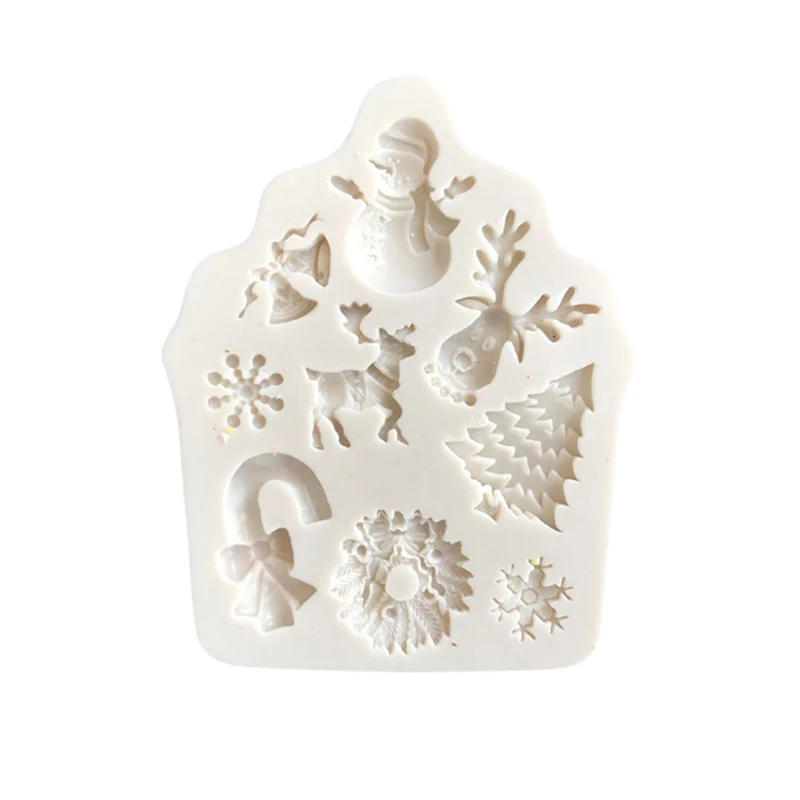 Силиконовая форма для рождественской елки помадки торта кексов шоколада печенья