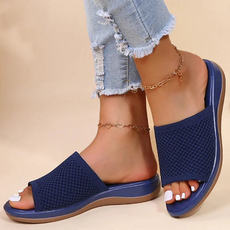 Women Sandals Shoes 2023 Peep Toe Sandals Ladies Non-Slip Sandals For Women Platform Fashion Lightweight Zapatillas Mujer
