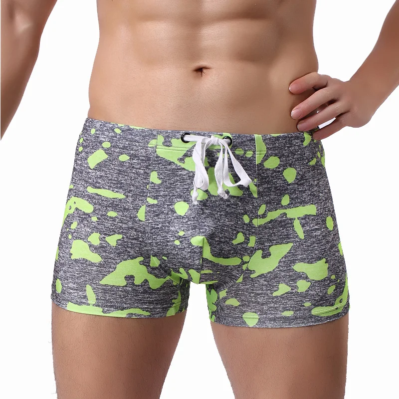 

Mens Underwear Lacing adjustable Low Waist Print Boxers Shorts Underpants Panties Underwear