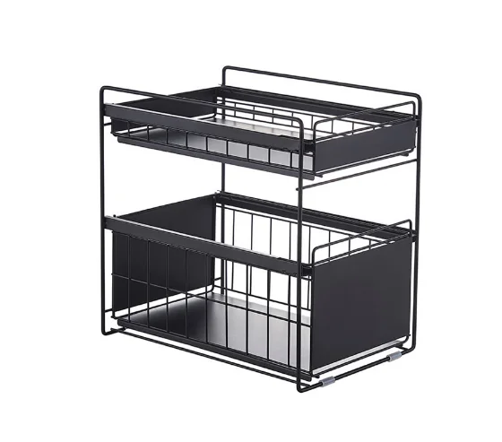 

Under Floor-to-ceiling The Multi-layer Drawer Under The Telescopic Rack Kitchen Under Cabinet Sink Storage Jianjian-70 Push-pull