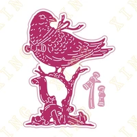 a quick chat bird 2022 new metal cutting dies scrapbook diary decoration stencil embossing template diy greeting card handmade