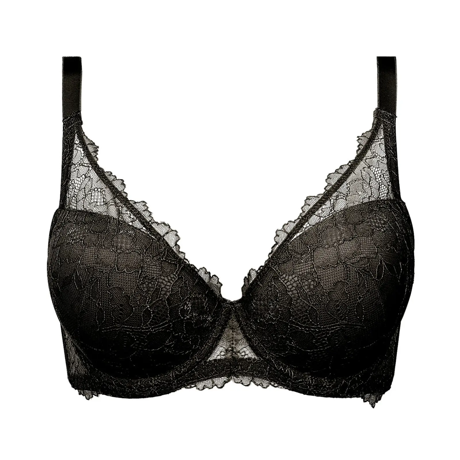 Женский кружевной бюстгальтер с чашками пуш-ап чашка B C D E F 75-105