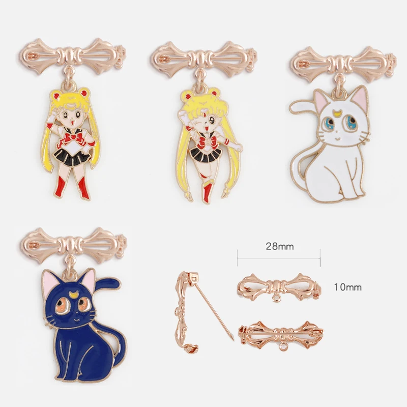 

Anime Sailor Moon brooch lapel pin enamel badge jewelry gift academic medal gift for children & friends