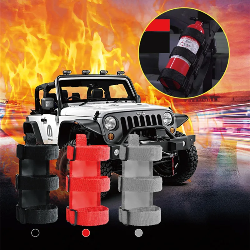 Автомобильный рулонный держатель огнетушителя ремень для Jeep Wrangler Polaris RZR 1000 800 900 XP