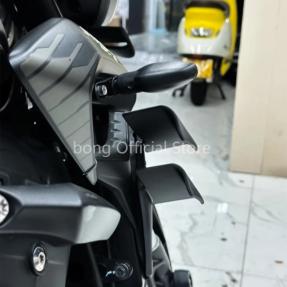 Фото Для Triumph Street Triple 765 R/RS 660 S 2020-2022: боковые спойлеры, передние спойлеры, нижние спойлеры-флаки. №2