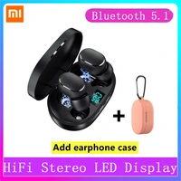 original xiaomi bluetooth earphones wireless music earbuds noise cancelling hd mic business headphones compatible with samsung