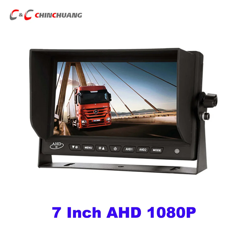 

Камера заднего вида AHD 1080P, 7 дюймов, 12-24 В