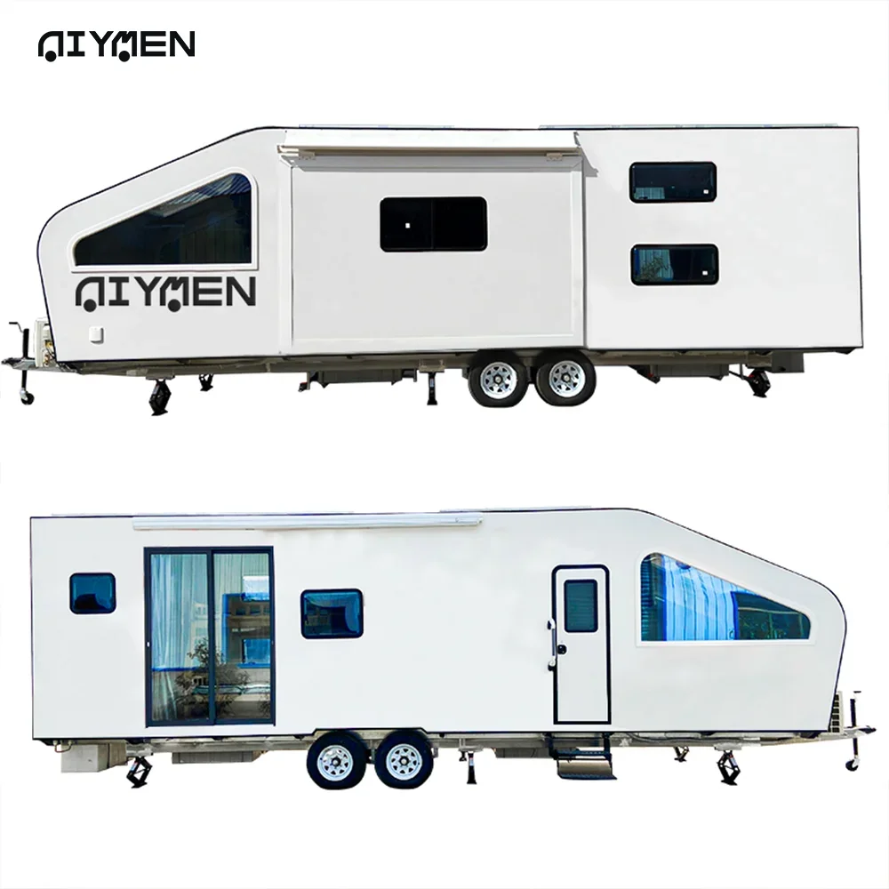 AIYMEN Китай Destination Автомобиль для отдыха Rv Дорожные прицепы Полуприцеп Стандарт