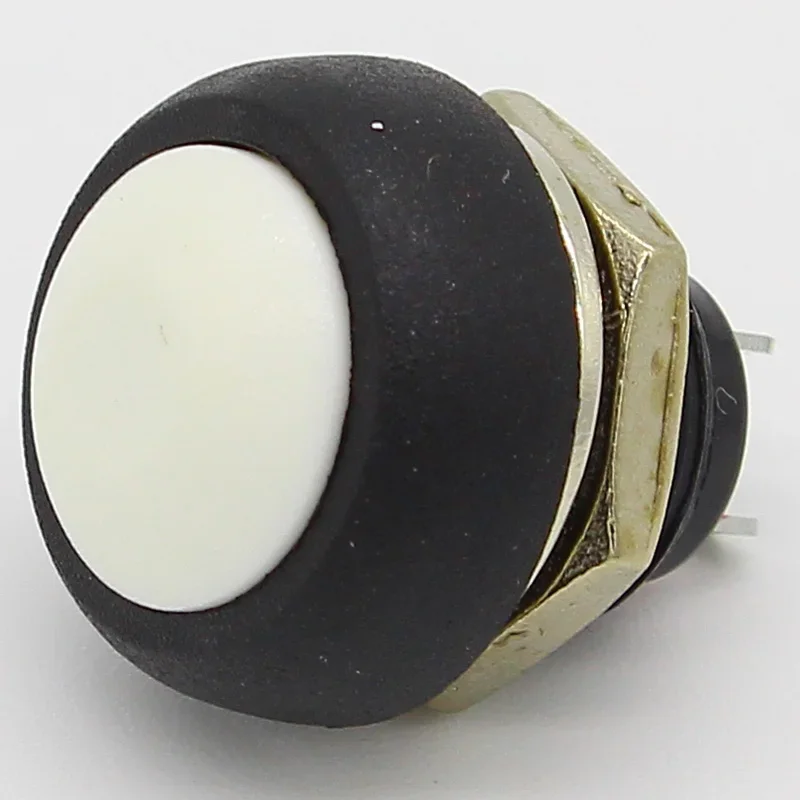 

7 шт 12 мм водонепроницаемый Мгновенный кнопочный переключатель ВЫКЛ-(ВКЛ) самовозврат