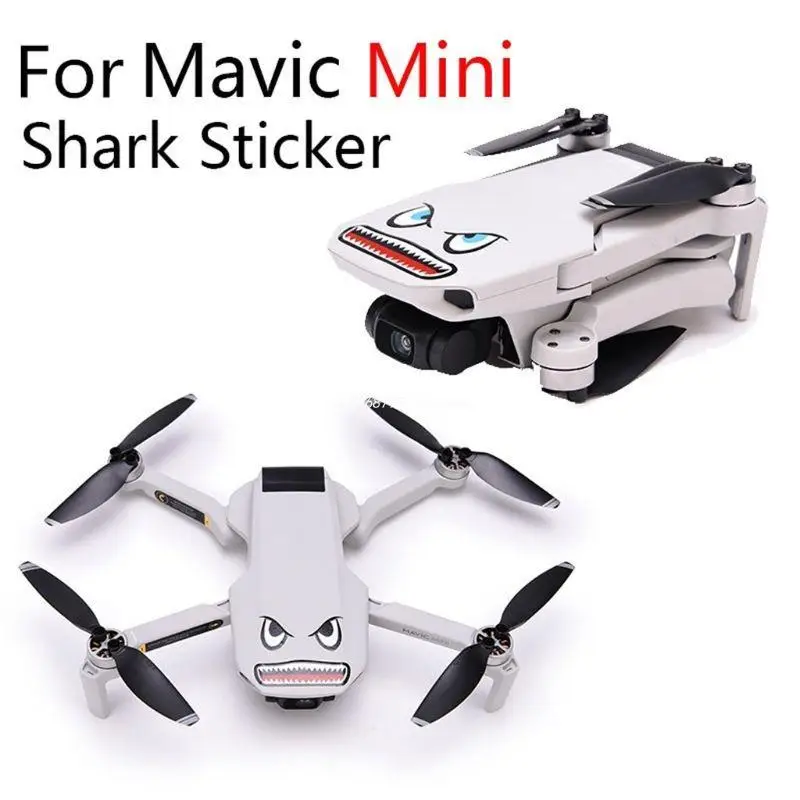 

for mavic Air 2 Sticker for mavic Mini Accessories for mavic 2 Pro Spark for mavic Air Body Shark Sticker Aircraft New Dropship