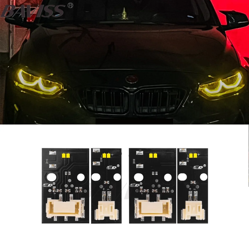 

Желтый Светодиодный Модуль Фар Дневных Ходовых Огней DRL Для BMW Серии 1 F52 2017-2021 OE # 63117466511 63117466512