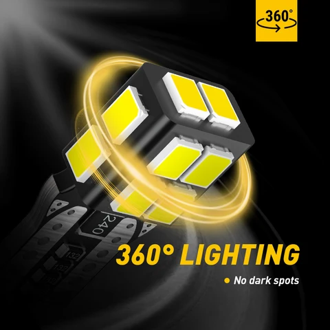 20/10/2 шт. AUXITO-14E LED T10 W5W 170LM 6000K Canbus Интерьер для чтения Багажник Купол Гольф Короб Ночник 194 168 Лампа 2835 SMD 12 В