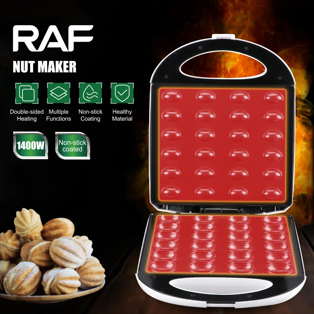 24 Holes Mini Household Nutrient Nut Machine Frying Pan Cake Machine Sandwich Maker Baking Machine